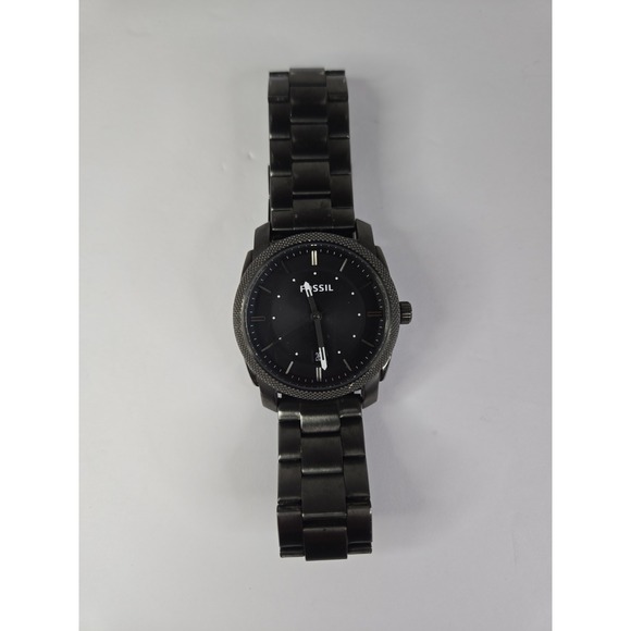 Fossil Other - Fossil Machine FS4774 Men Smoke Stainless Steel Analog Dial Quartz Watch